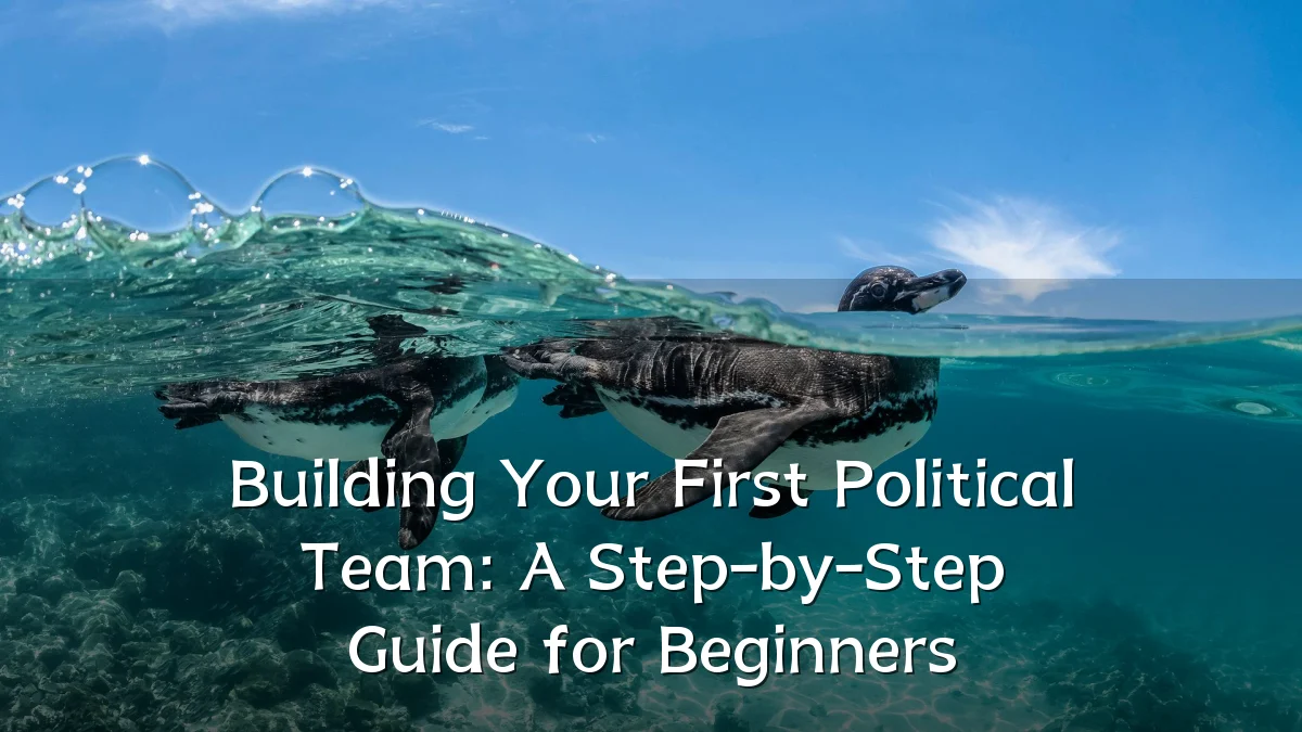 Building Your First Political Team: A Step-by-Step Guide for Beginners