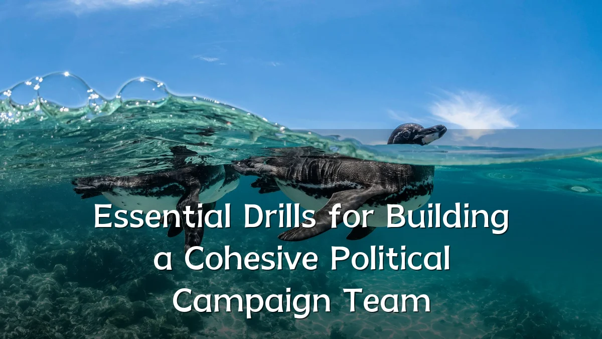Essential Drills for Building a Cohesive Political Campaign Team