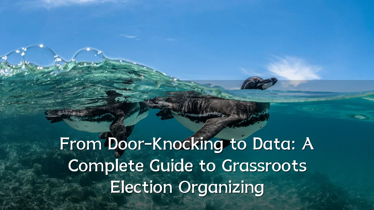 From Door-Knocking to Data: A Complete Guide to Grassroots Election Organizing