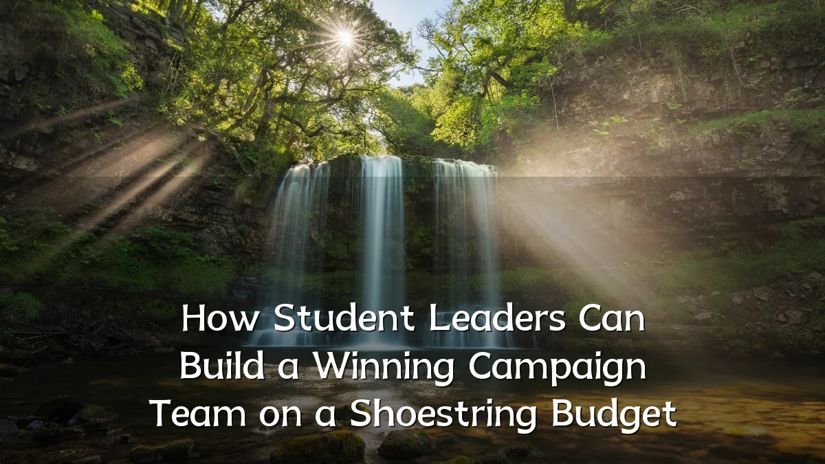 How Student Leaders Can Build a Winning Campaign Team on a Shoestring Budget