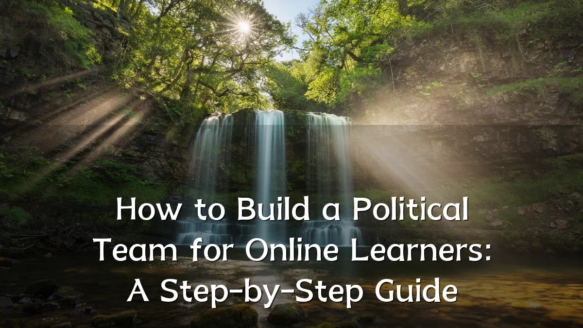 How to Build a Political Team for Online Learners: A Step-by-Step Guide