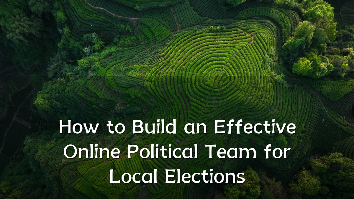 How to Build an Effective Online Political Team for Local Elections