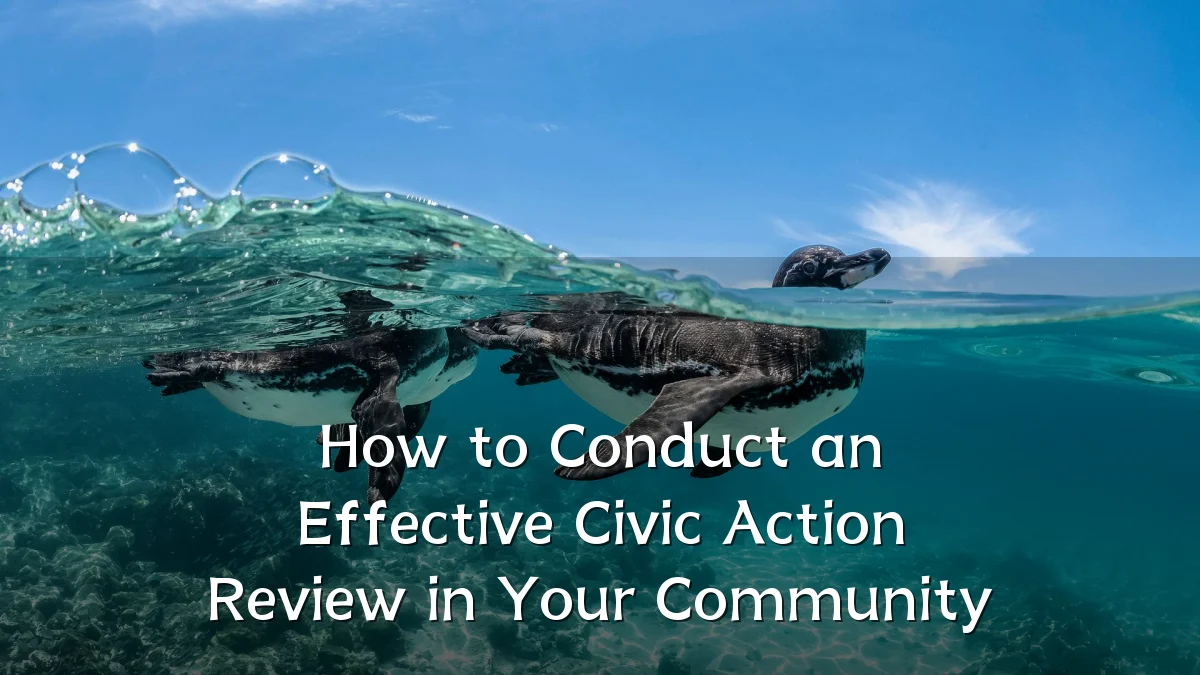How to Conduct an Effective Civic Action Review in Your Community
