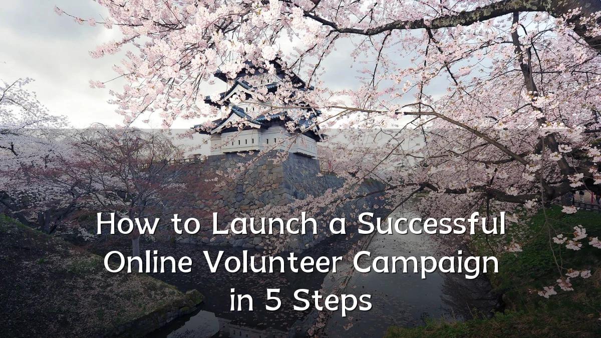 How to Launch a Successful Online Volunteer Campaign in 5 Steps