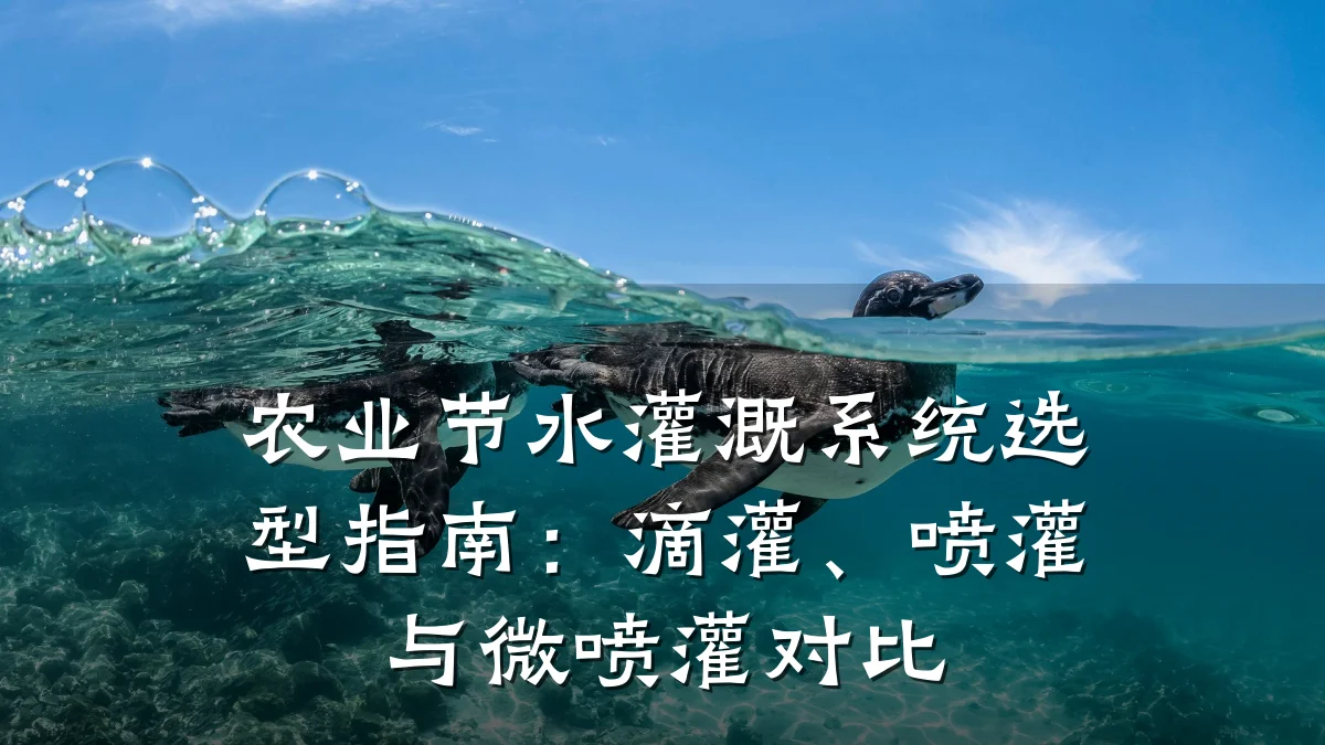 农业节水灌溉系统选型指南:滴灌、喷灌与微喷灌对比
