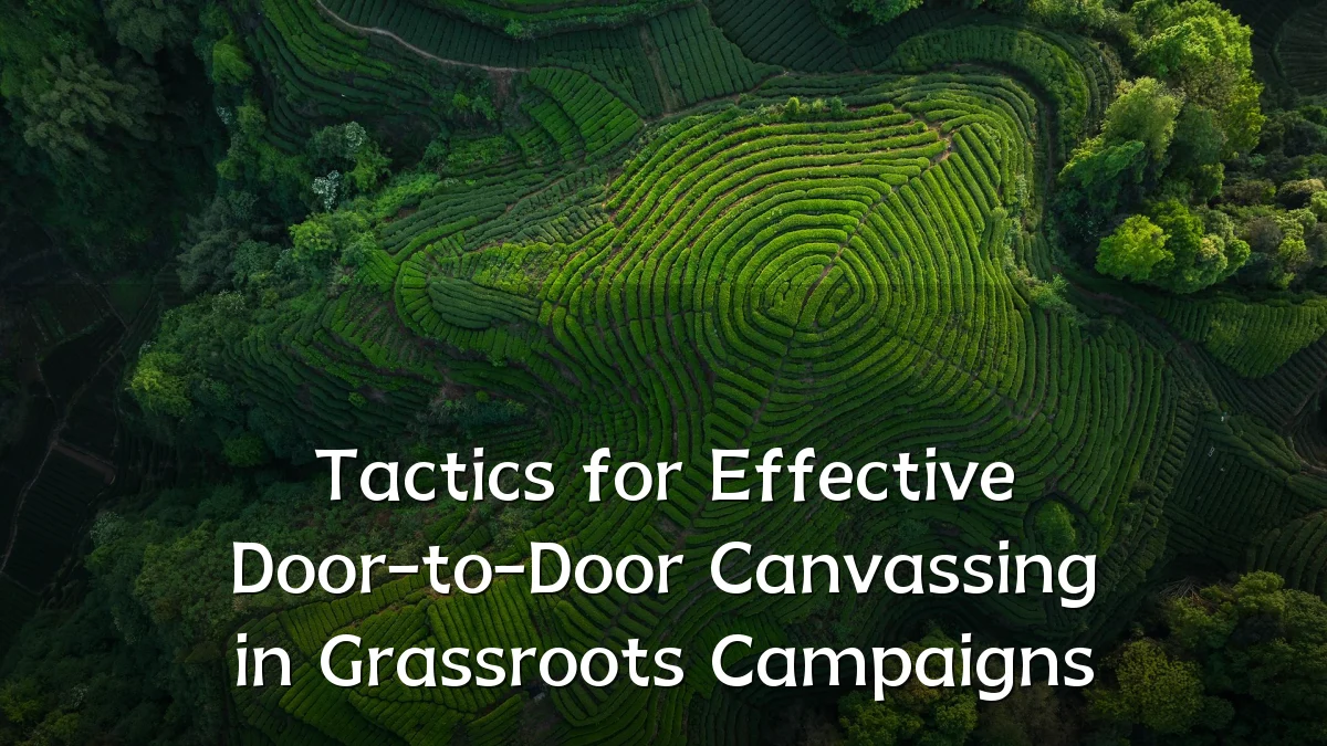 Tactics for Effective Door-to-Door Canvassing in Grassroots Campaigns