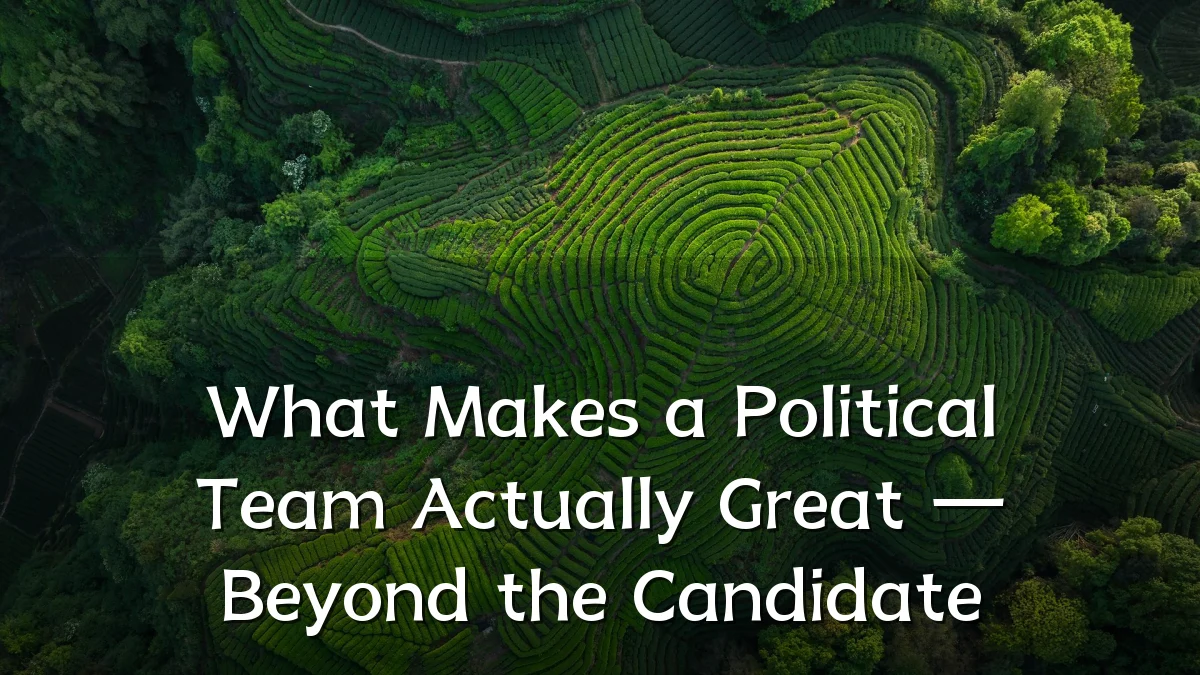 What Makes a Political Team Actually Great — Beyond the Candidate