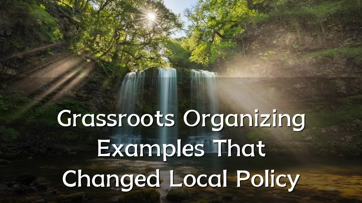 Grassroots Organizing Examples That Changed Local Policy
