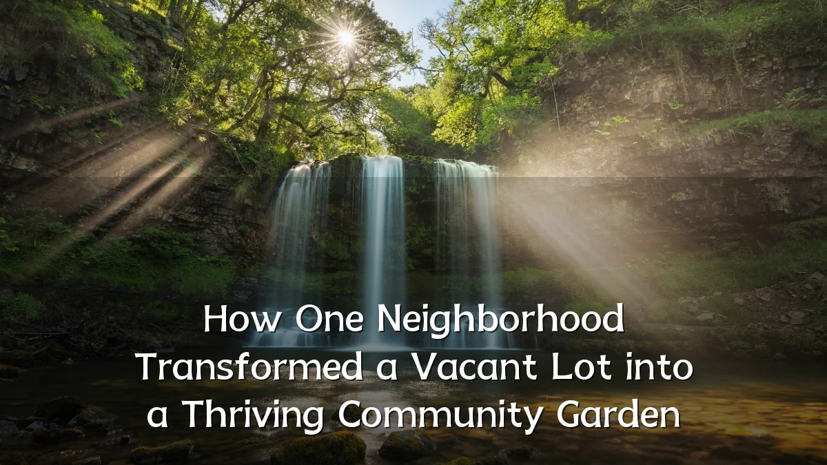 How One Neighborhood Transformed a Vacant Lot into a Thriving Community Garden