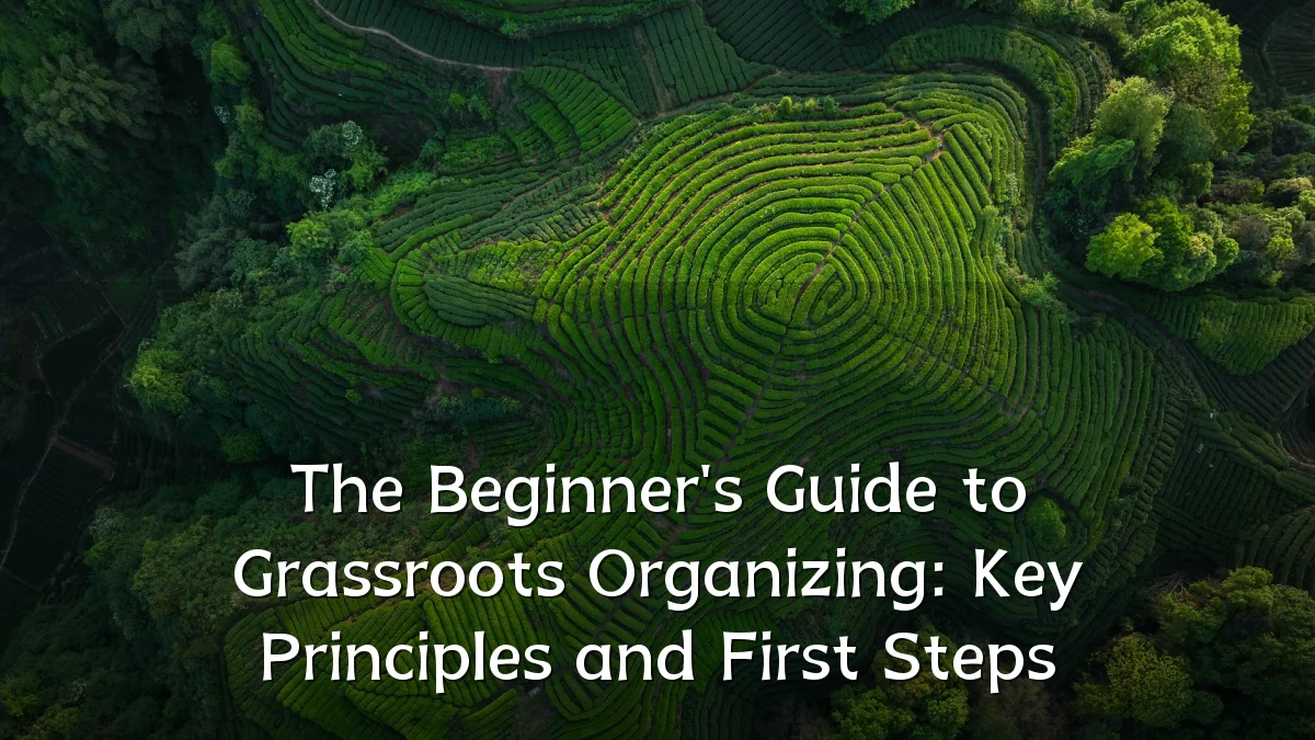 The Beginner's Guide to Grassroots Organizing: Key Principles and First Steps